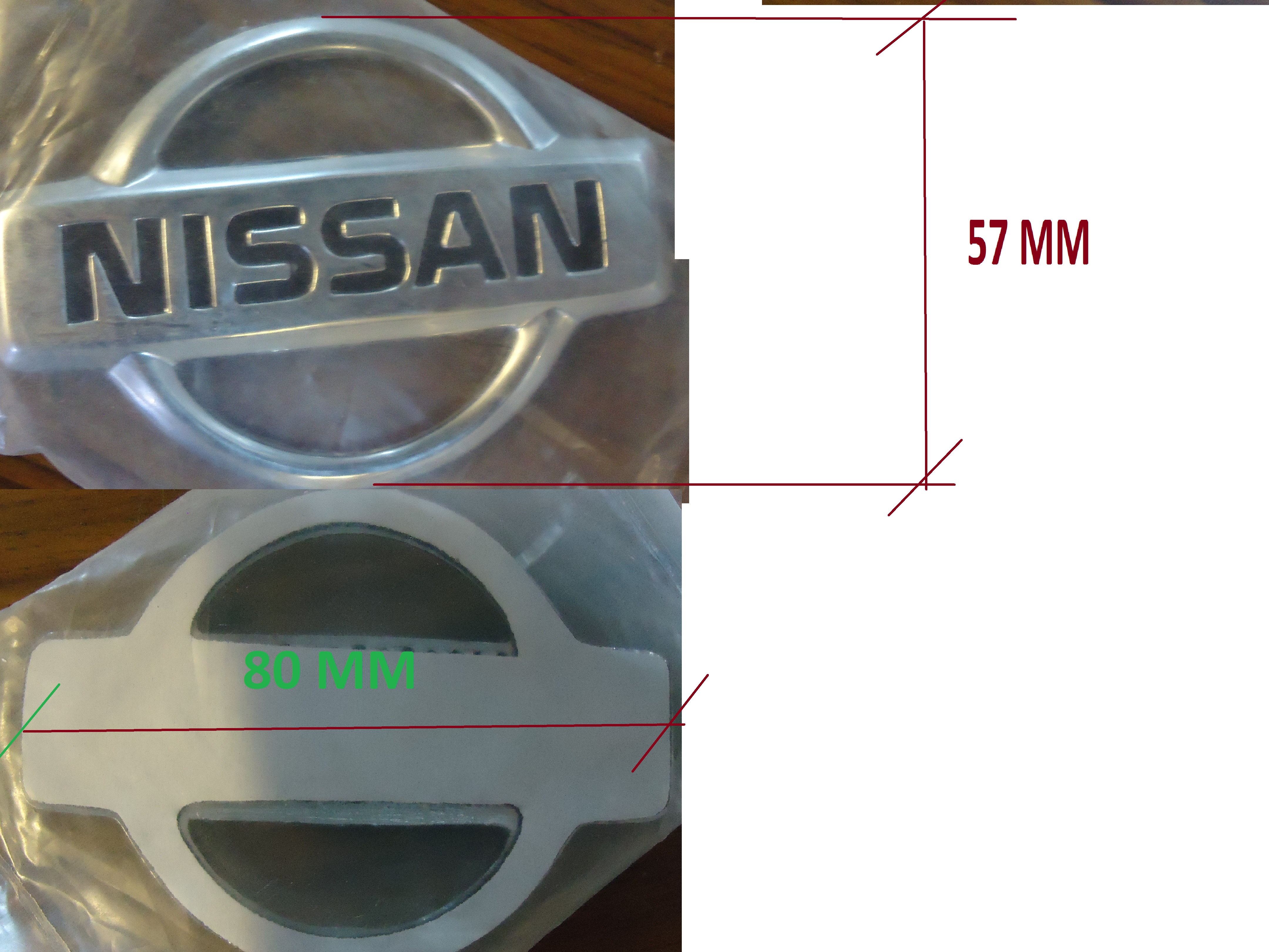 Эмблема NISSAN №37 57-80 мм