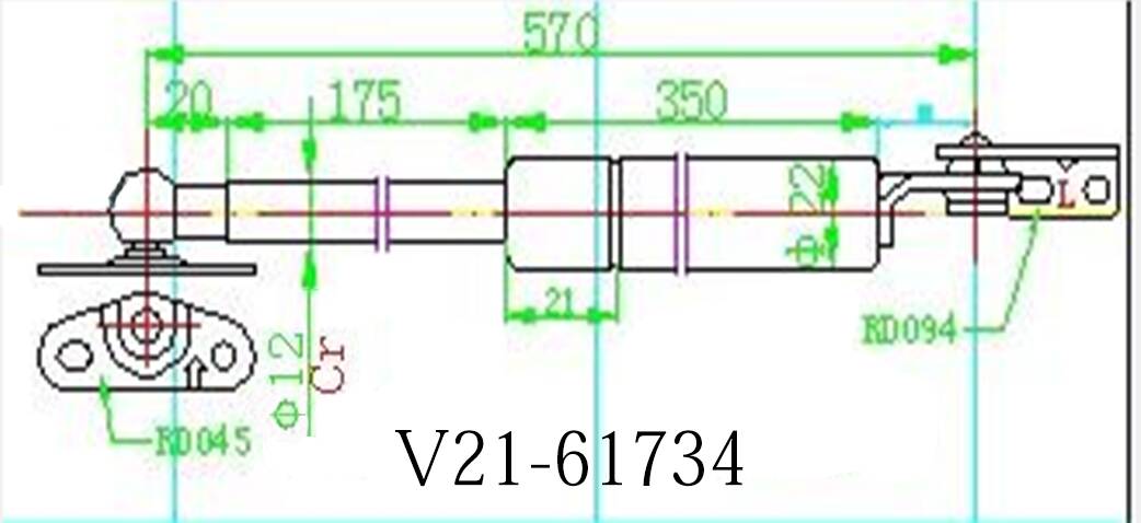 Амортизатор багажника JETT V2161734