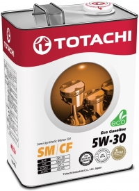 Масло моторное TOTACHI Eco Gasoline SM/CF п\синт 5W30 4л