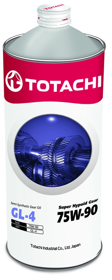 Масло трансмиссионное TOTACHI Super Hypoid Gear Oil GL-4 п\синт 75W90 1л