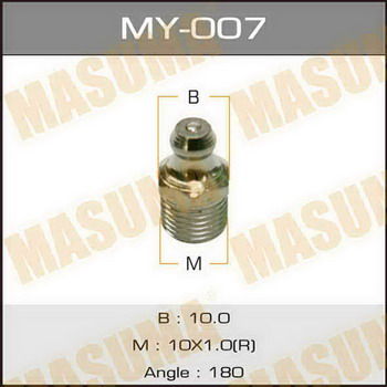Тавотница M10X1X180  MY-007 MASUMA