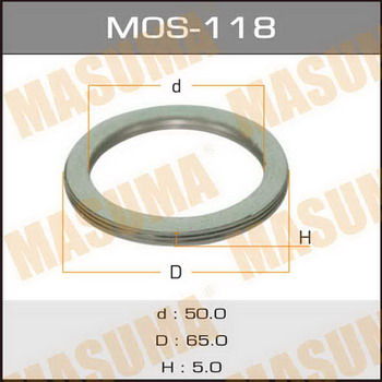 Кольцо прокладка глушителя MASUMA MOS118 50*65*5мм
