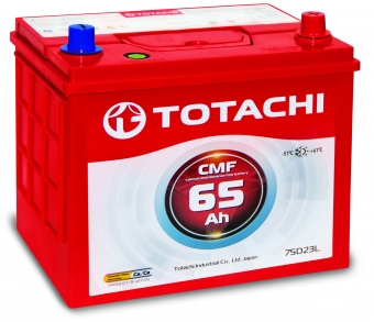 Аккумулятор TOTACHI CMF 65а/ч L 75D23L не обслуживаемый