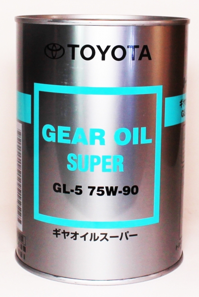 Масло трансмиссионное TOYOTA 08885-02106 Gear Oil Super 75W90 GL5 1л