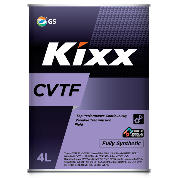 Масло трансмиссионное KIXX CVTF Синтетика 4л