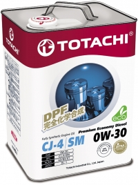 Масло моторное TOTACHI Premium Economy Diesel CJ-4/SM Синтетика 0W30 6л