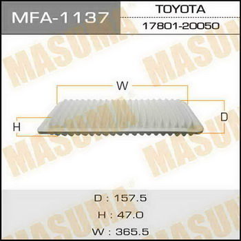 Воздушный фильтр MASUMA A-1014  MFA-1137