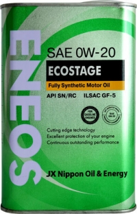 Масло моторное ENEOS Ecostage SN Синтетика 0W20 1L