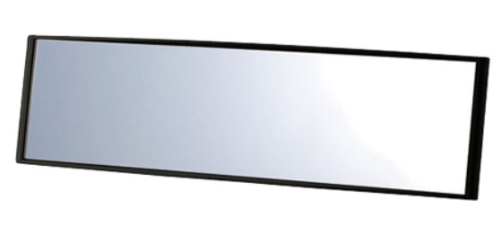 Зеркало заднего вида Carmate Convex Mirror, сферическое, 290 мм, черное