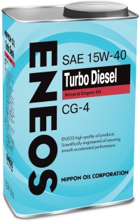 Масло моторное ENEOS Turbo Diesel CG-4 Минерал 15W40 1L