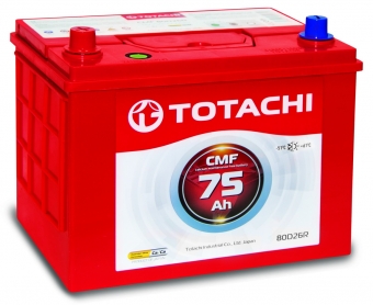 Аккумулятор TOTACHI CMF 75а/ч R 80D26R не обслуживаемый