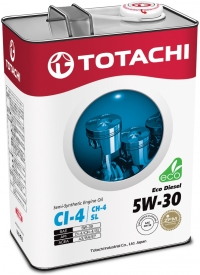 Масло моторное TOTACHI Eco Diesel CI-4/CH-4/SL п\синт 5W30 4л