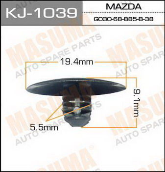 Заклепка №129 KJ-1039 G030-68-885 MASUMA