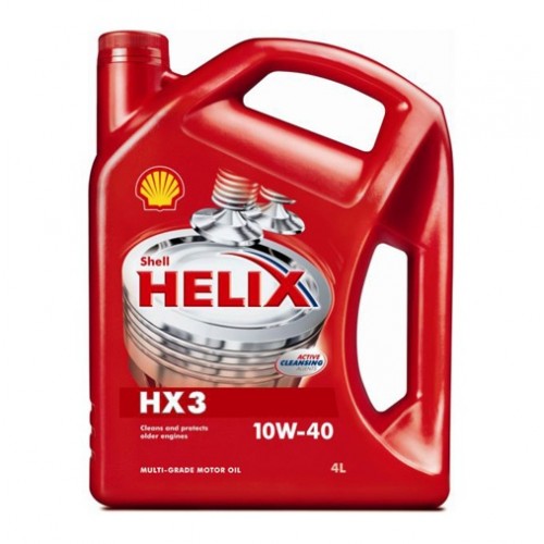 Масло моторное SHELL Red=HX3 10W40 4л