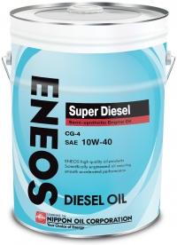 Масло моторное ENEOS Super Diesel CG-4 п\синт 10W40 20L