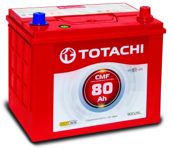 Аккумулятор TOTACHI CMF 80а/ч L 90D26L не обслуживаемый