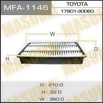 Воздушный фильтр MASUMA MFA-1146 A-1023