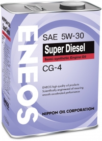 Масло моторное ENEOS Super Diesel CG-4 п\синт 5W30 4L