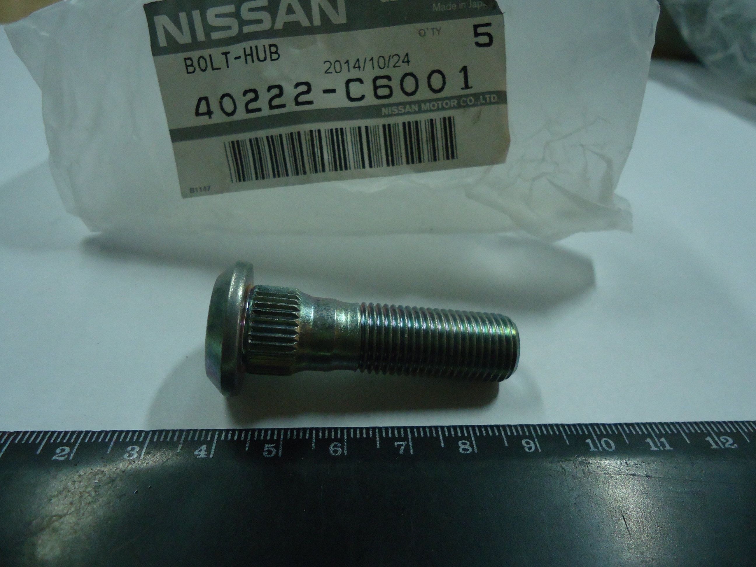 Шпилька колеса NISSAN 40222-C6001