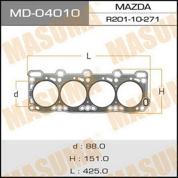 Прокладка головки блока двигателя Masuma MD04010 R2