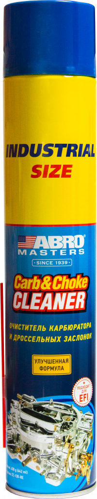 ABRO MASTERS Очиститель карбюратора и дроссельных заслонок XXL  CC-130-RE 630 г