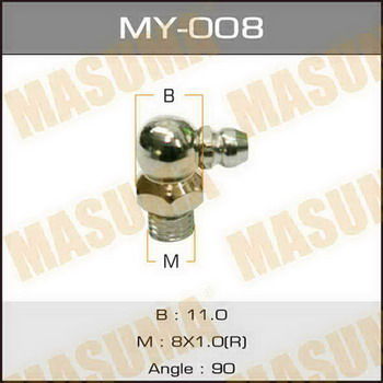 Тавотница M8X1X90GR MY-008 MASUMA