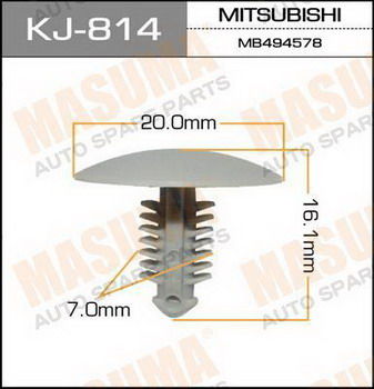 Заклепка №157 KJ-814 MB494578 MASUMA