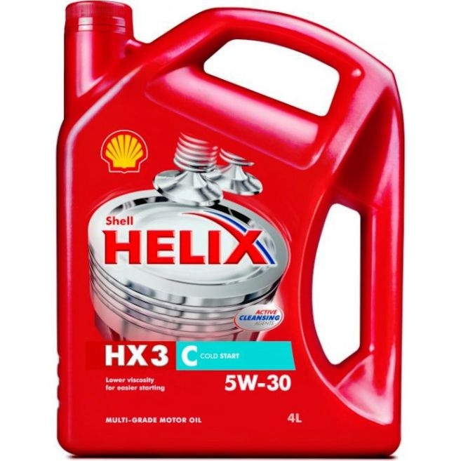 Масло моторное SHELL Red HX3 C 5W30 4л