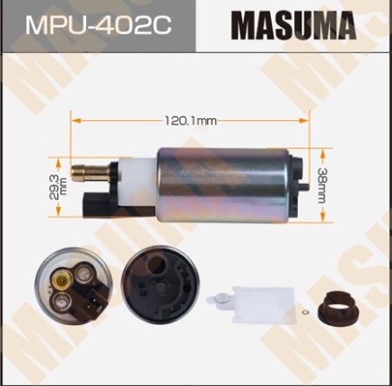Топливный насос баковый MASUMA MPU402C графитовый коллектор