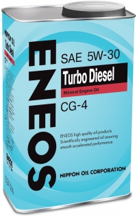 Масло моторное ENEOS Turbo Diesel CG-4 Минерал 5W30 1L