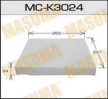 Фильтр кондиционера MASUMA MC-K3024 97133-2G000