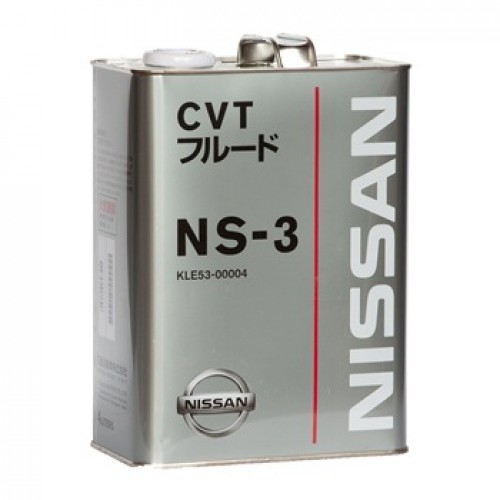 Масло трансмиссионное NISSAN CVT NS3 4л KLE53-00004