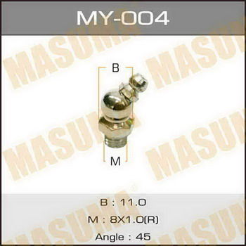 Тавотница M8X1X45GR MY-004 MASUMA