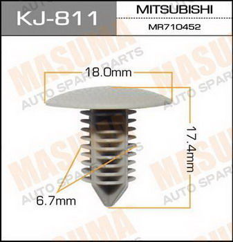 Заклепка №156 KJ-811 MB796935/MB643846/MR710452 MASUMA