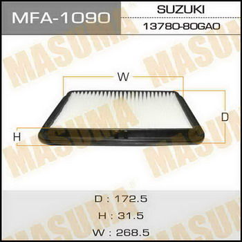Воздушный фильтр MASUMA MFA-1090 A-967 