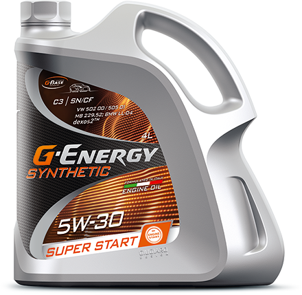 Масло моторное G-Energy Synthetic Super Start 5W-30 4л 