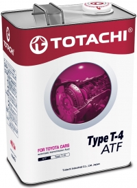Масло трансмиссионное TOTACHI ATF Type T-IV Синтетика 4л акция (4+1=5л)