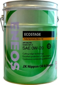 Масло моторное ENEOS Ecostage SN Синтетика 0W20 20L