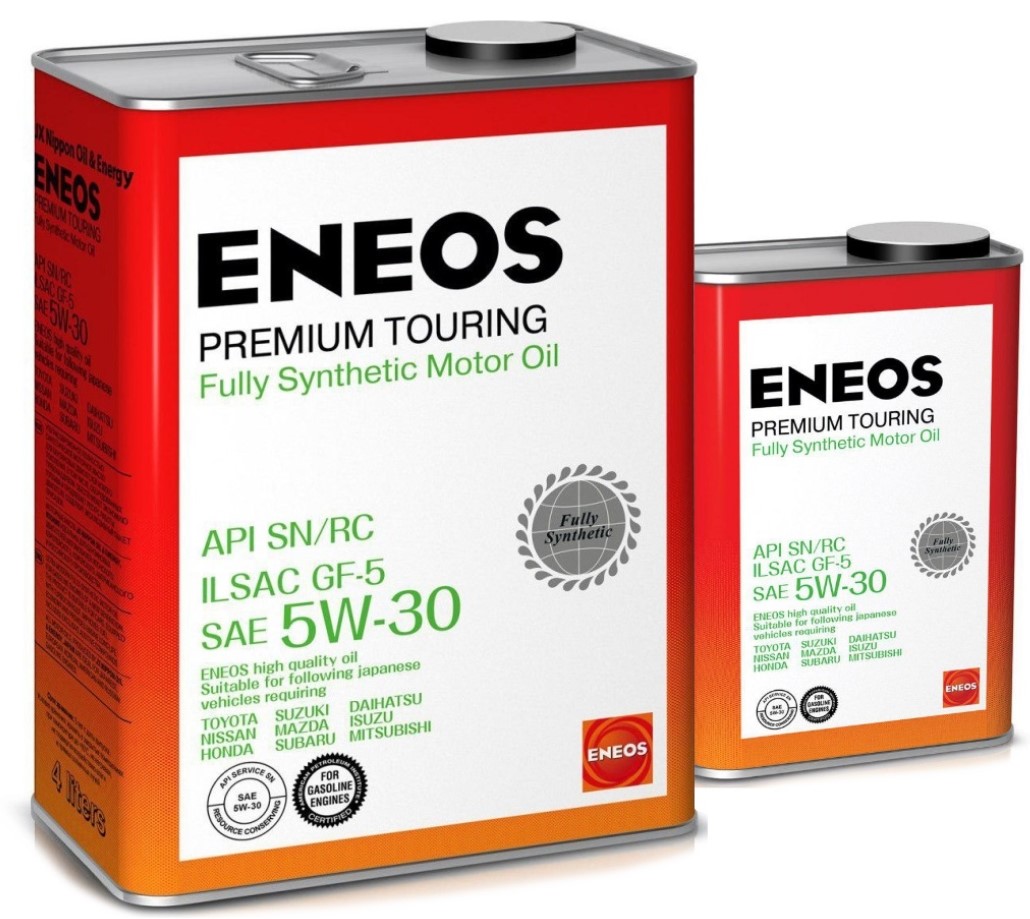 Масло моторное ENEOS Premium TOURING SN 5W30 4л+1 Синтетика 