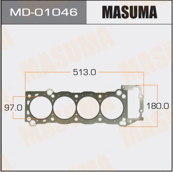 Прокладка головки блока двигателя MASUMA MD-01046 3RZ-FE