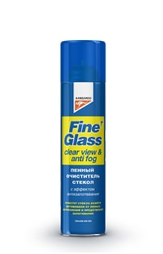 Очиститель стекол пенный KANGAROO Fine glass foam type 290 ml с эффектом антизапотевания 320102