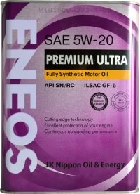 Масло моторное ENEOS Premium Ultra SN Синтетика 5W20 4L