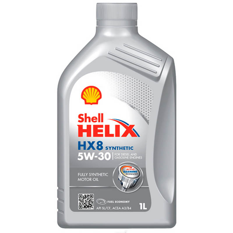 Масло моторное SHELL HX8 Синтетика 5W30 1л