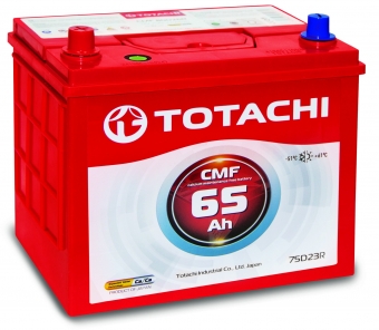 Аккумулятор TOTACHI CMF 65а/ч R 75D23R не обслуживаемый