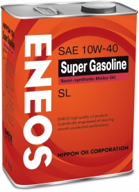 Масло моторное ENEOS Super Gasoline SL п\синт 10W40 4L