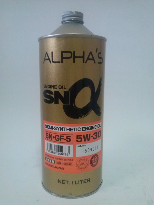 Масло моторное ALPHAS 5W30 SN 1L 709242 полусинтетика см 809041