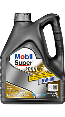Масло моторное MOBIL Super 3000 5W30 XE Синтетика 4л (152505, 153018, 151453) 