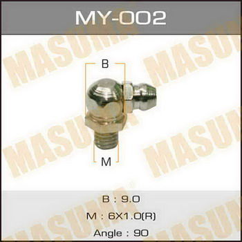 Тавотница M6X1X90GR MY-002 MASUMA