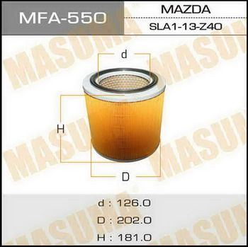 Воздушный фильтр MASUMA A-427  MFA- 550.б