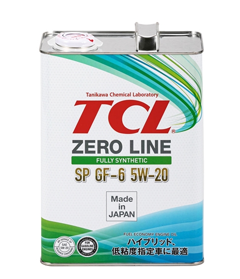 Масло моторное TCL 5W-20 Zero Line Fully Synth, Fuel Economy, SP/GF-6, 4л Z0040520SP